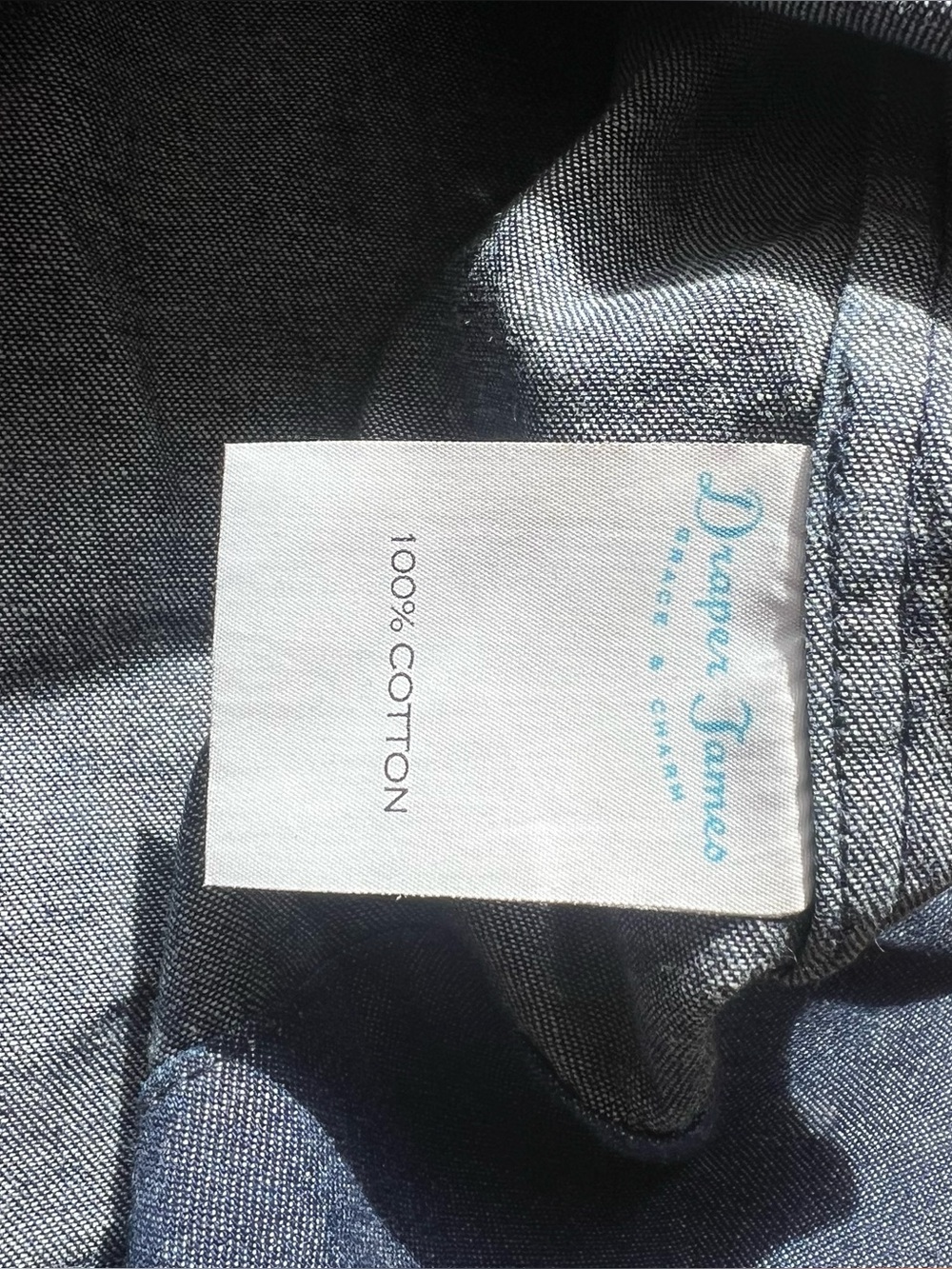Draper James Denim Ruffle Shift Dress - Picture 4 of 4